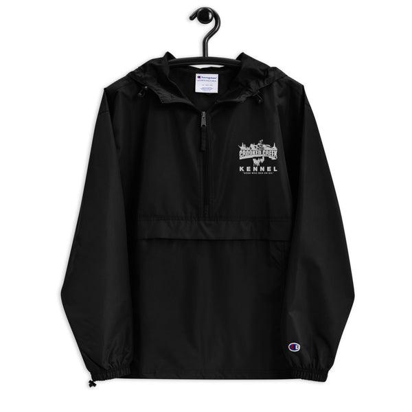 Oil Dogs Embroidered Champion Packable Jacket